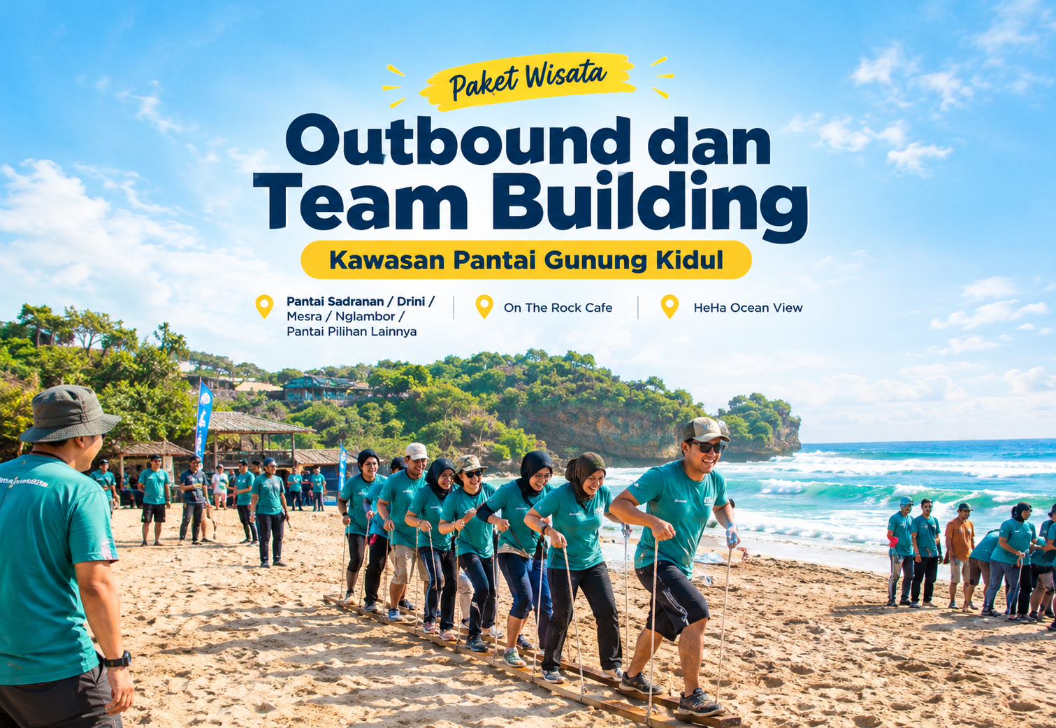 Gunung Kidul Beach Team Building